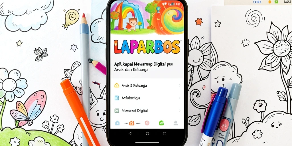 Tampilan antarmuka LAPARBOS yang ceria dan fungsional.