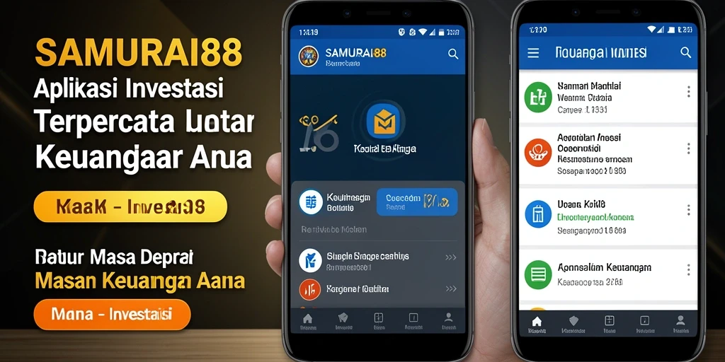 Antarmuka SAMURAI88 yang intuitif dan penuh fitur Investasi.