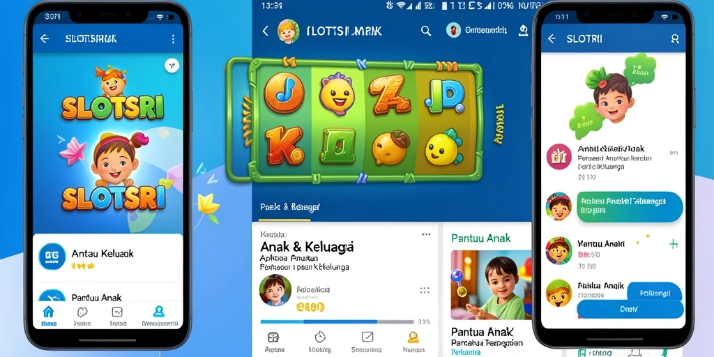 Tampilan antarmuka SLOTSRI yang intuitif untuk Pantau Anak.