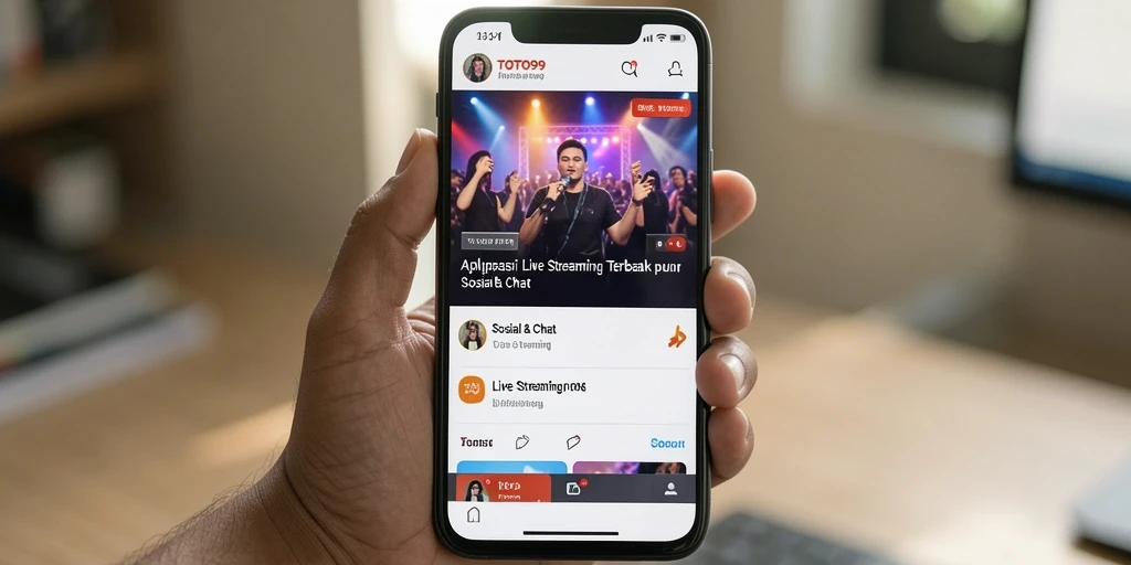 Antarmuka user-friendly TOTO99 untuk Live Streaming.