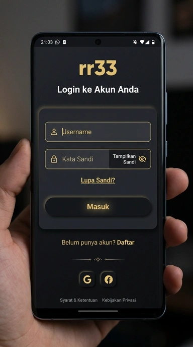 Panduan Login Akun rr33 untuk Pengguna Android