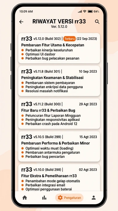 Riwayat Versi rr33 untuk Pengguna Android